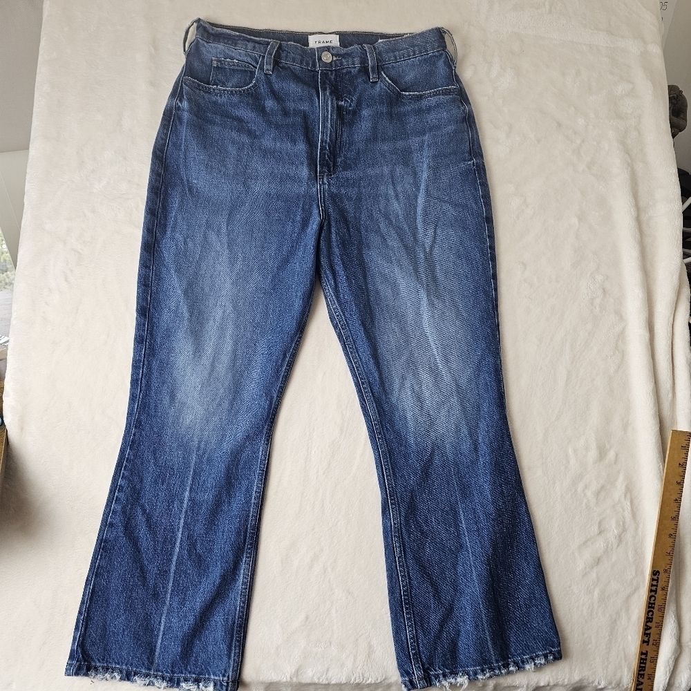 Frame Denim Women's Boot Cut Jeans - Blue